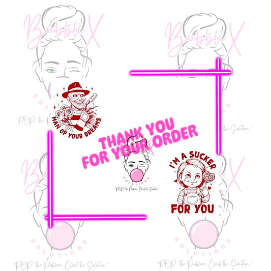 12 x Creepy Valentine’s Day T-Shirt Designs
