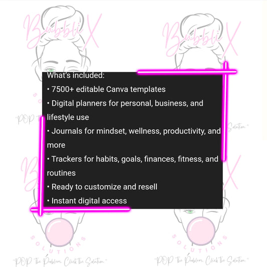 7500 + Done For You Fully Editable Templates