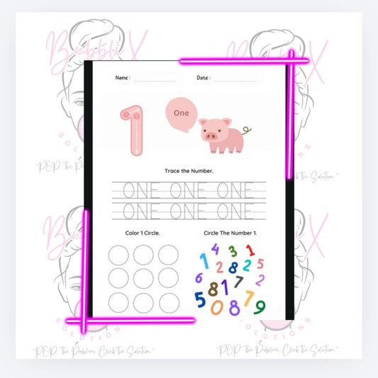 100 Pages of Beginning Math - Preschool