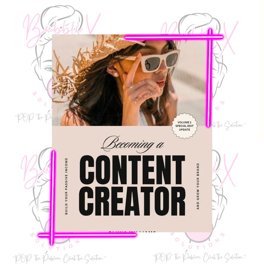 Becoming a Content Creator